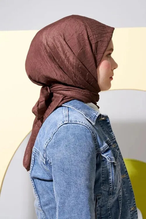 Bambu Kraş Eşarp - Brownie - MADAME POLO
