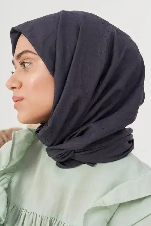 Bambu Kraş Şal - Antrasit - 2