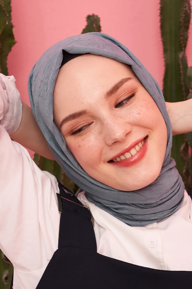 Bambu Kraş Şal - Mint - MADAME POLO