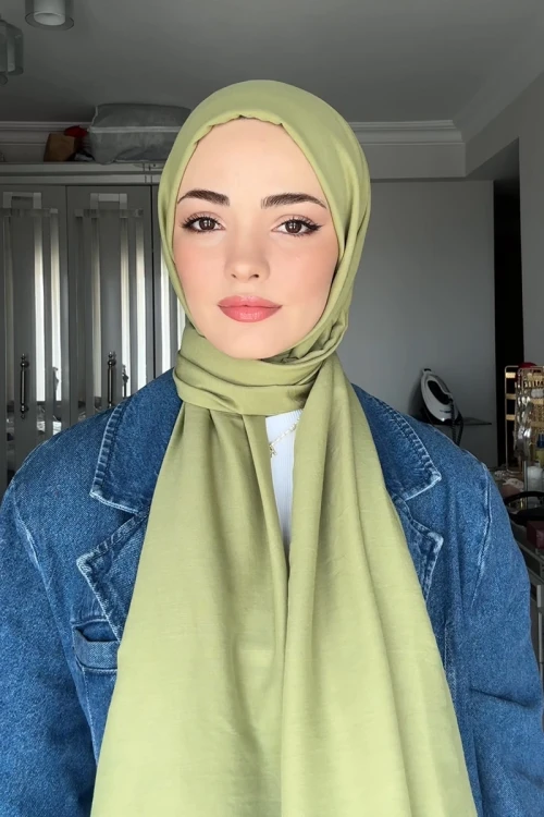 Kübra Koç Comfort Pamuk Şal - Adaçayı 