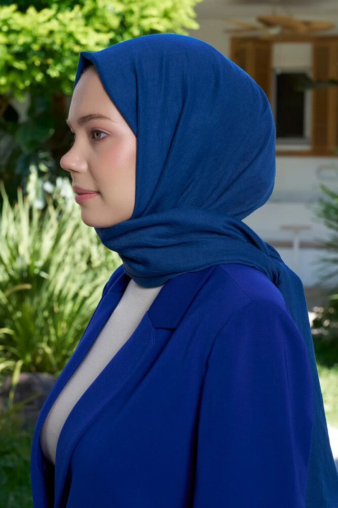 Comfort Pamuk Şal - Kot Mavi - MADAME POLO