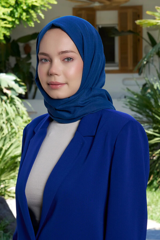 Comfort Pamuk Şal - Kot Mavi - MADAME POLO