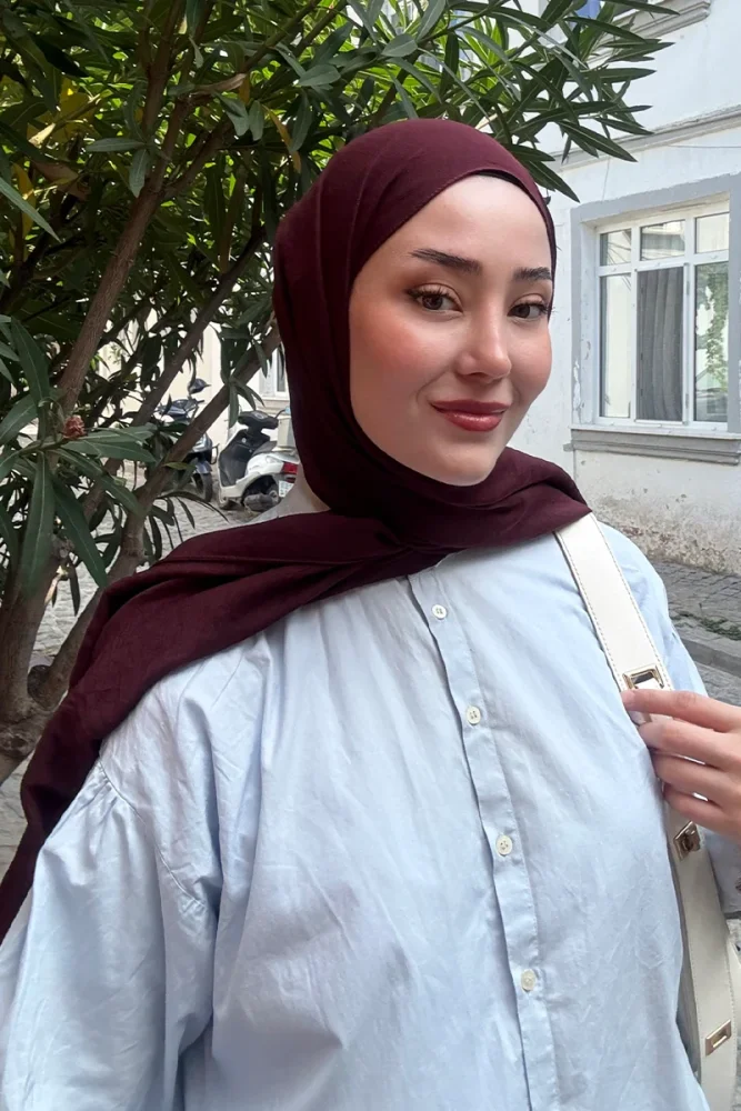 Comfort Pamuk Şal - Vişne Çürüğü - 2