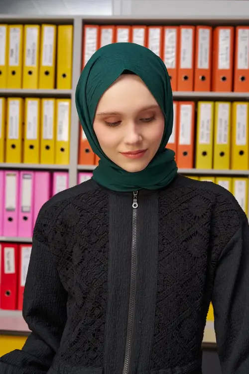 Comfort Pamuk Şal - Zümrüt Yeşili 
