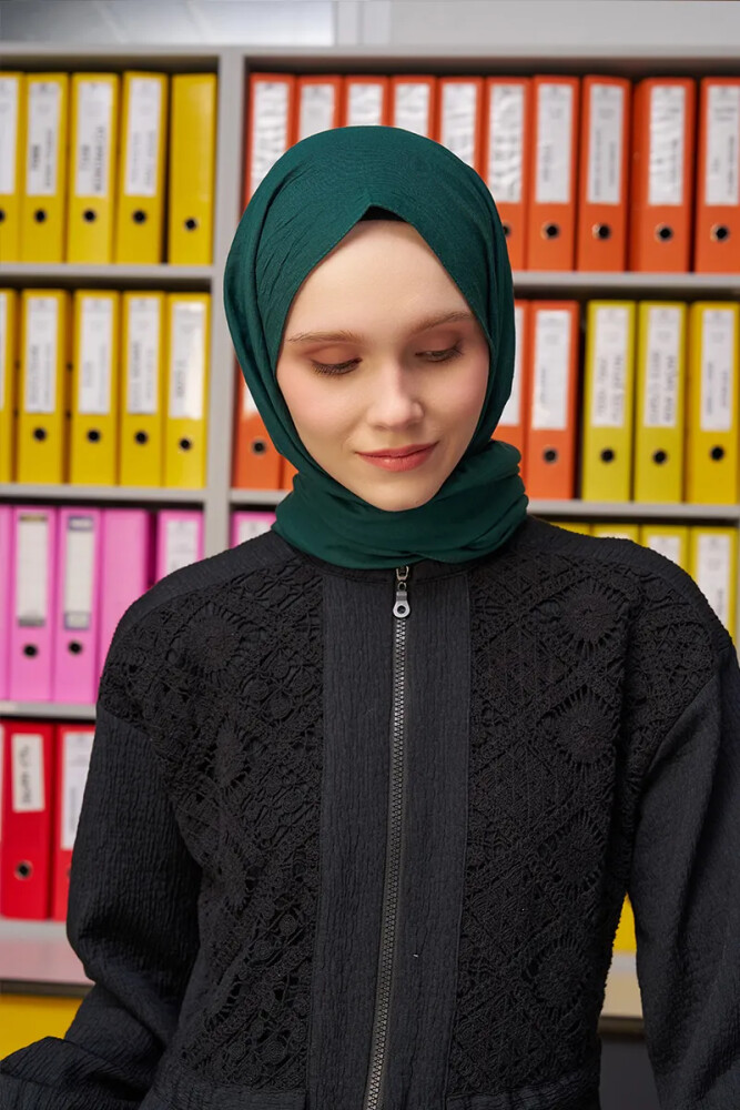Comfort Pamuk Şal - Zümrüt Yeşili - MADAME POLO
