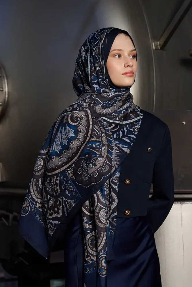 Tubaliya Ethnopure Collection Hves - Lacivert / Kahve - 5