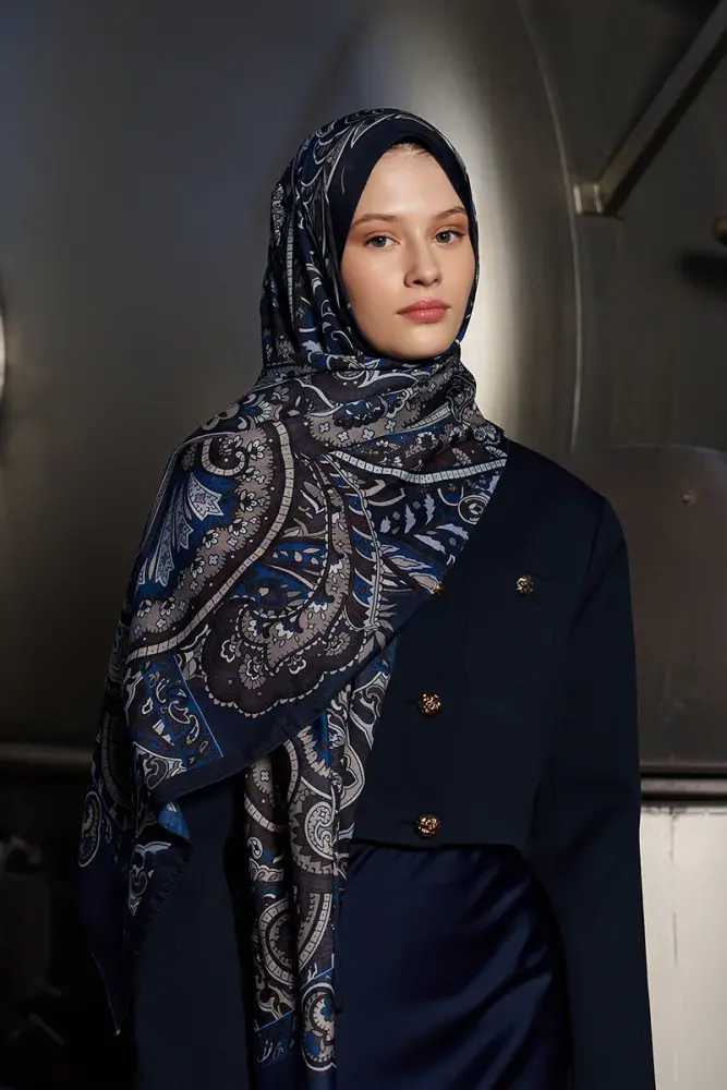 Tubaliya Ethnopure Collection Hves - Lacivert / Kahve - 2