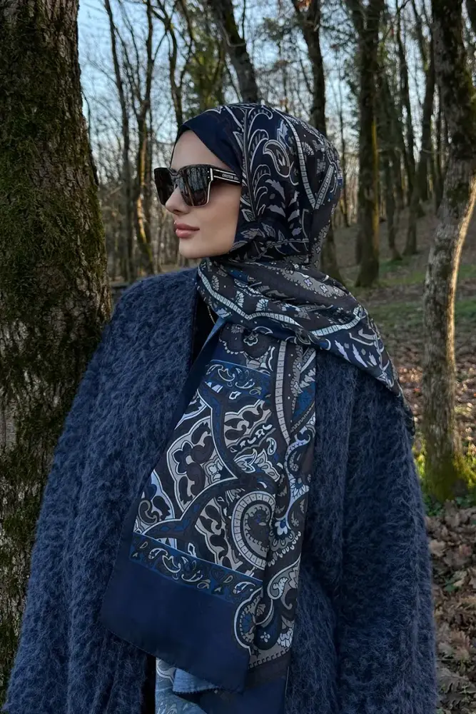 Tubaliya Ethnopure Collection Hves - Lacivert / Kahve - 1