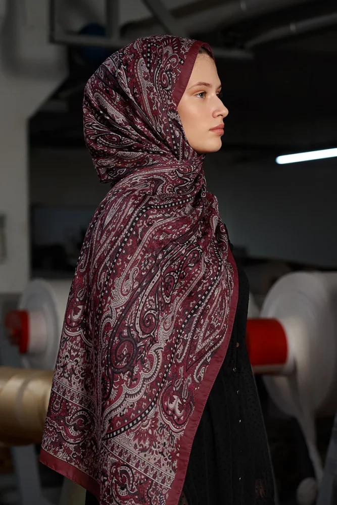 Kübra Koç Ethnopure Collection Mylen - Bordo - 4