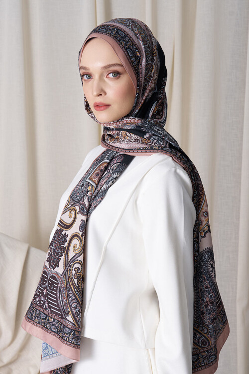 Historical Dionessa Desen Şal - Bej 