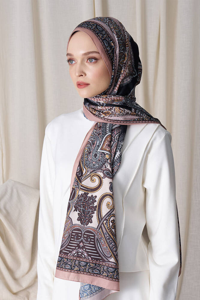 Historical Dionessa Desen Şal - Bej - 4