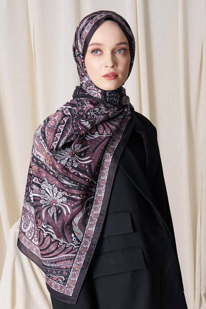 Historical Florentis Desen Şal - Acı Kahve - 2