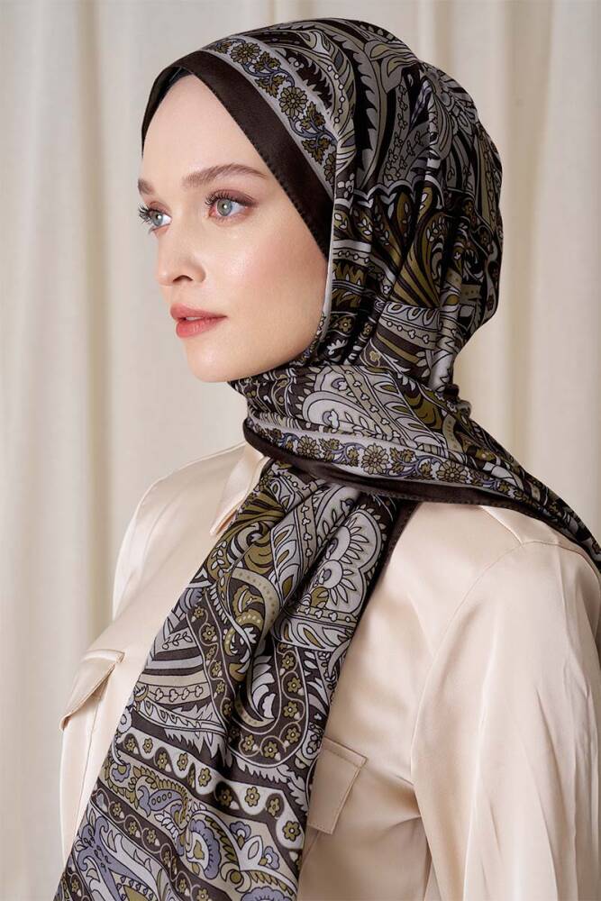 Historical Florentis Desen Şal - Hardal - 1