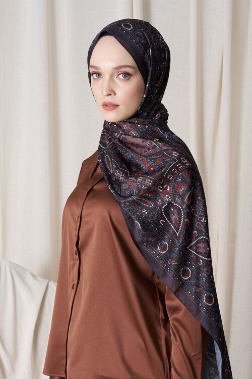 Historical Livia Desen Şal - Acı Kahve 