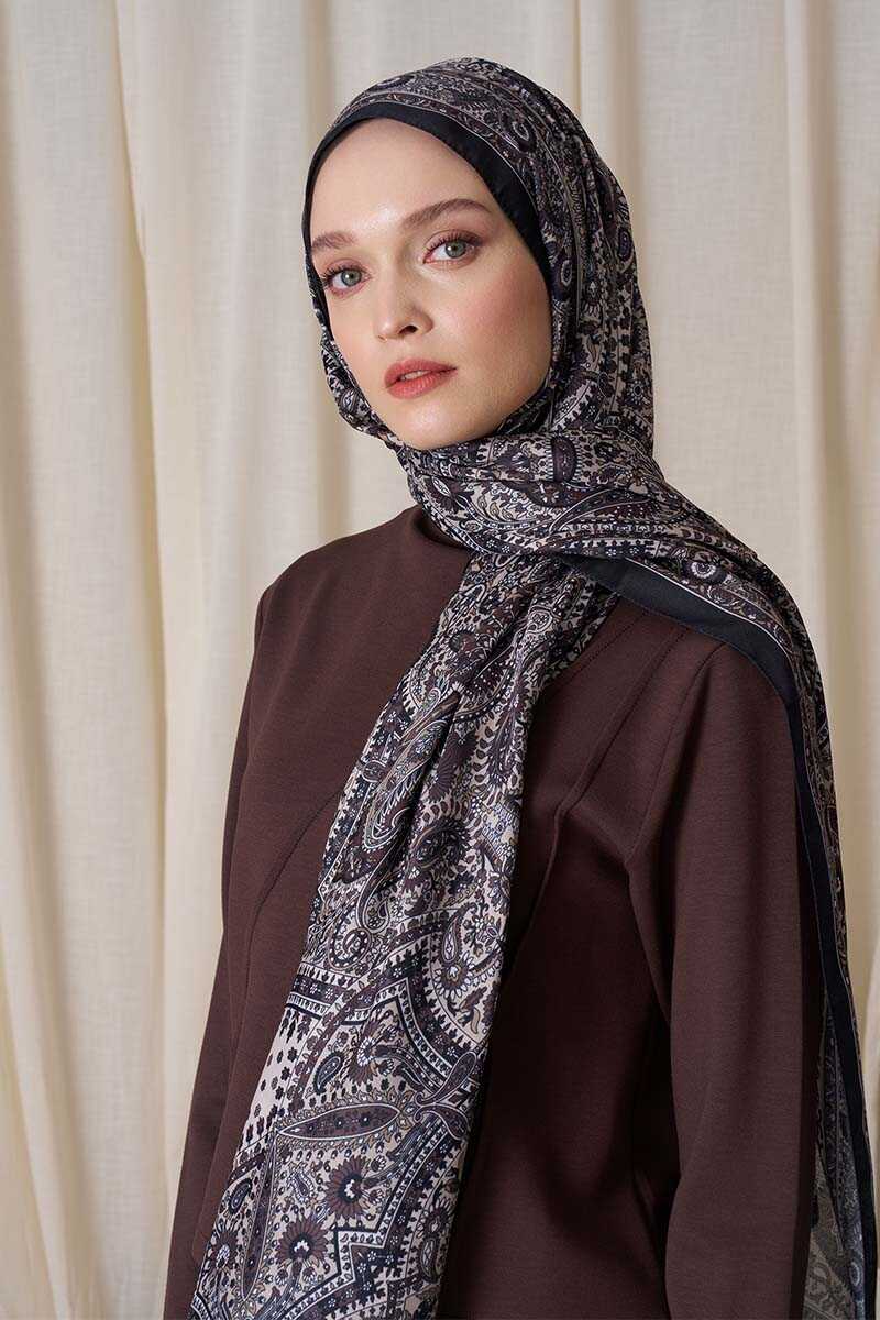 Aleyna Atalar Historical Livia Desen Şal - Nefti - MADAME POLO