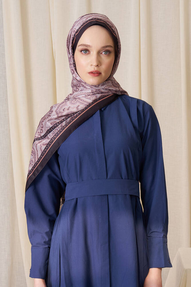 Elif Cıbır Historical Victorian Desen Şal - Bej - 3