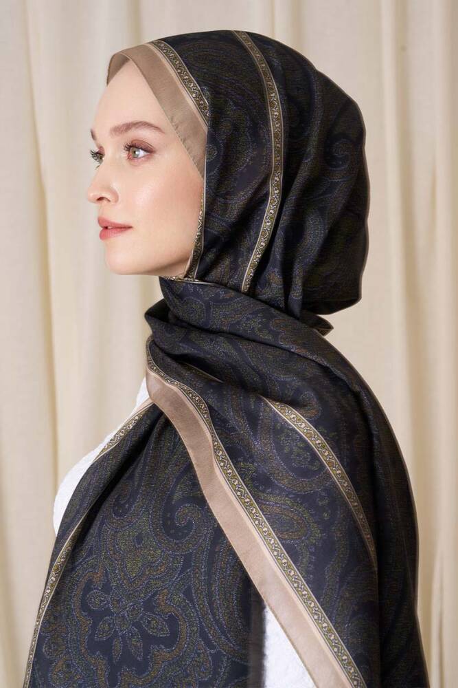 Historical Victorian Desen Şal - Gold - 2