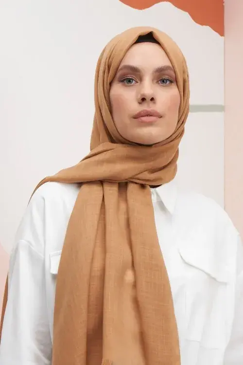 Tuğba Balarısı Keten Vual Şal - Balköpüğü - 3