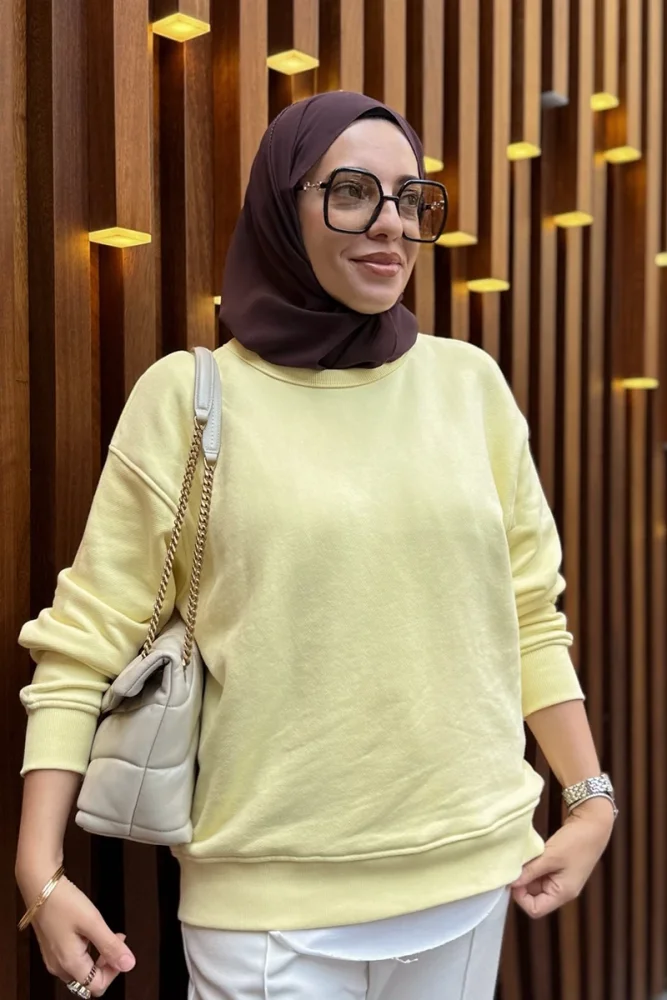 Krep Şifon Şal - Kahverengi - 2