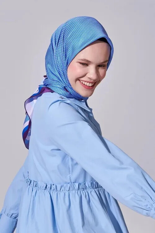 Monetta Twill Serisi Bubble - Morcivert - MADAME POLO