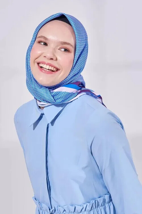 Monetta Twill Serisi Bubble - Morcivert - MADAME POLO