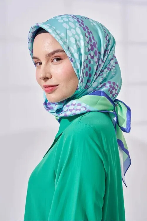 Monetta Twill Serisi Deniz Yıldızı - Su Yeşili - MADAME POLO