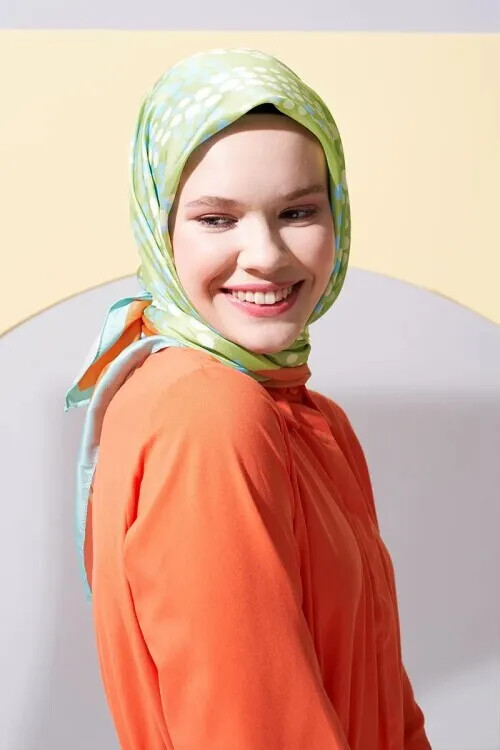 Monetta Twill Serisi Deniz Yıldızı - Yağ Yeşili - MADAME POLO