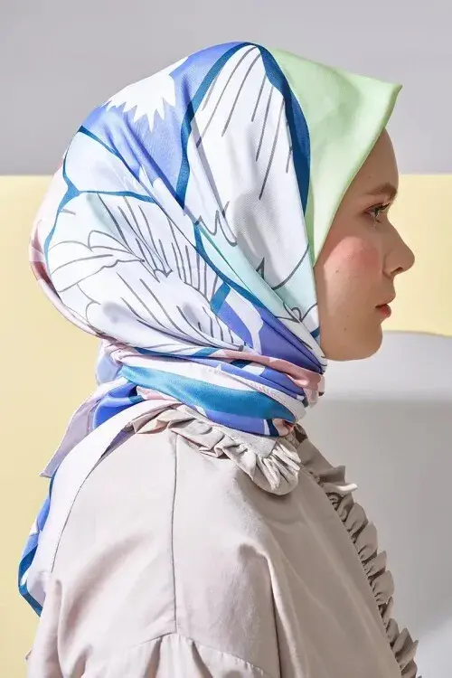 Monetta Twill Serisi Puzzle - Mor - 2