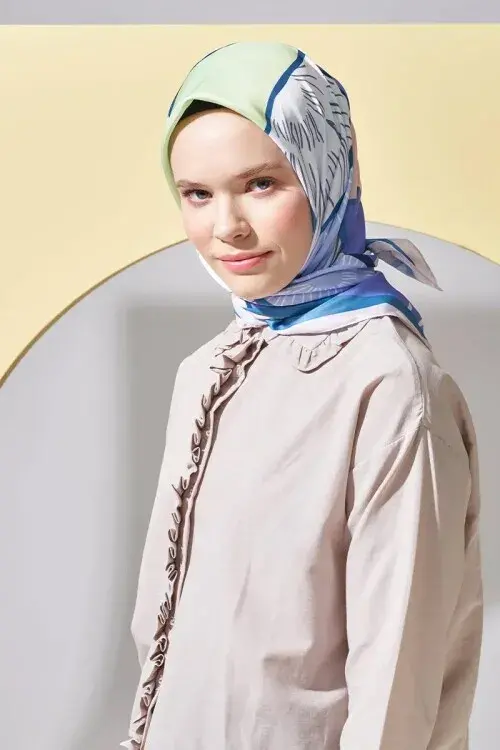 Monetta Twill Serisi Puzzle - Mor - 4