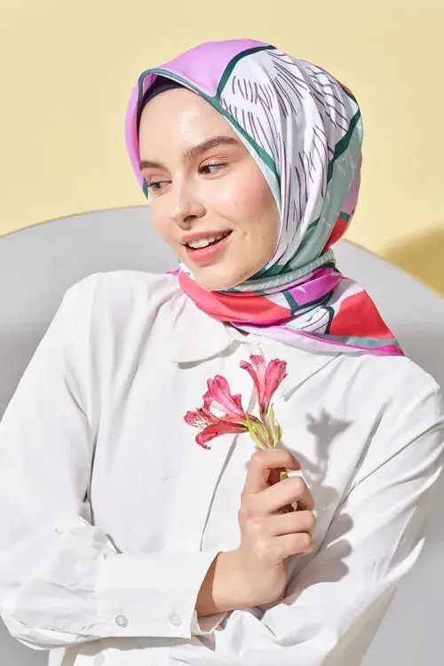 Monetta Twill Serisi Puzzle - Pembe / Yeşil - 3