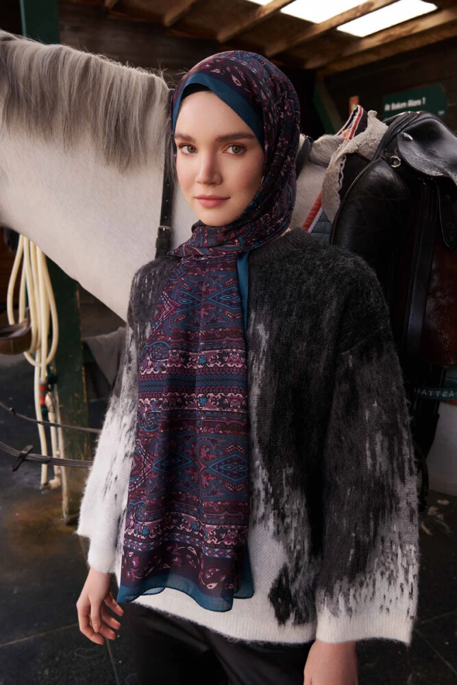 Mystic Collection Ethnic - Petrol - MADAME POLO