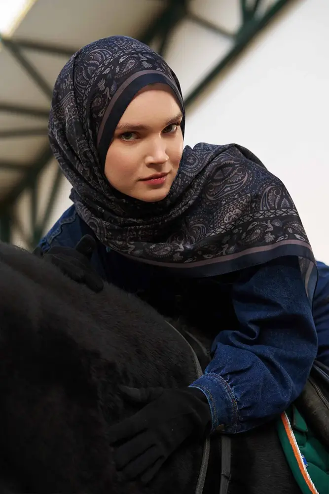 Merve Korkut Mystic Collection Sahara - Lacivert / Kahve - 5