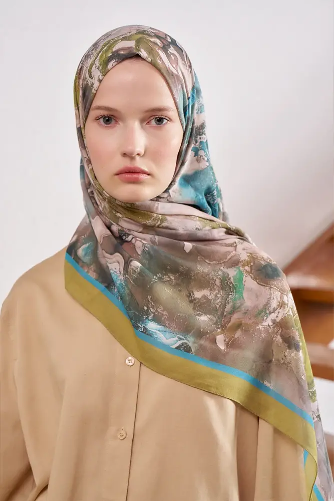 Passionate Solstice Desen Şal - Nefti - 1