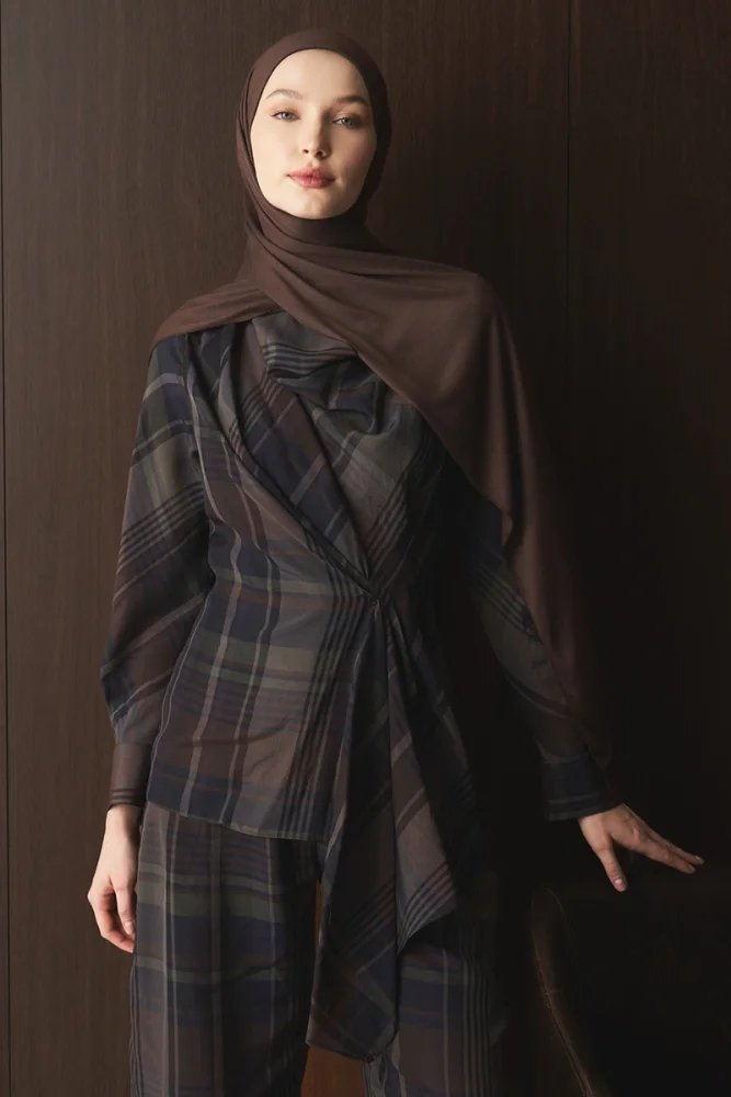 Penye Şal - Acı Kahve - 2