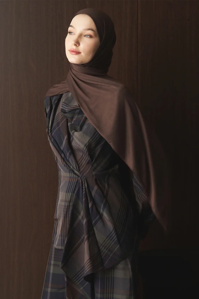 Penye Şal - Acı Kahve - 3