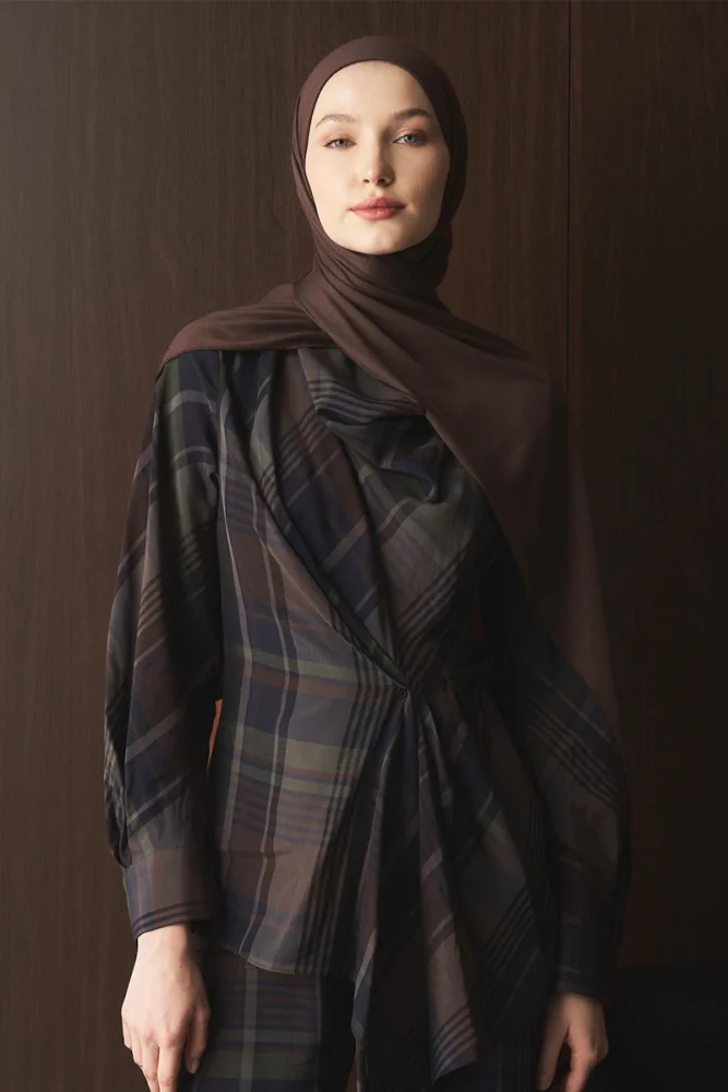 Penye Şal - Acı Kahve - 4