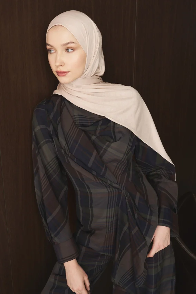 Penye Şal - Bej - 4