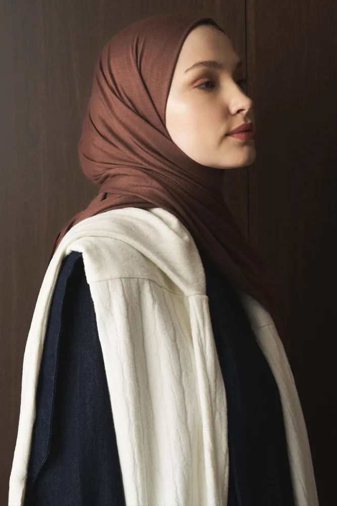 Penye Şal - Kahverengi - 2