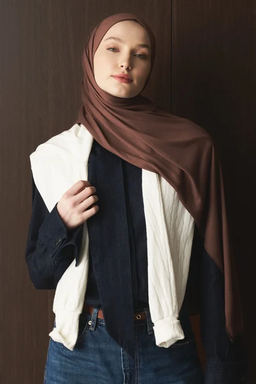 Penye Şal - Kahverengi 