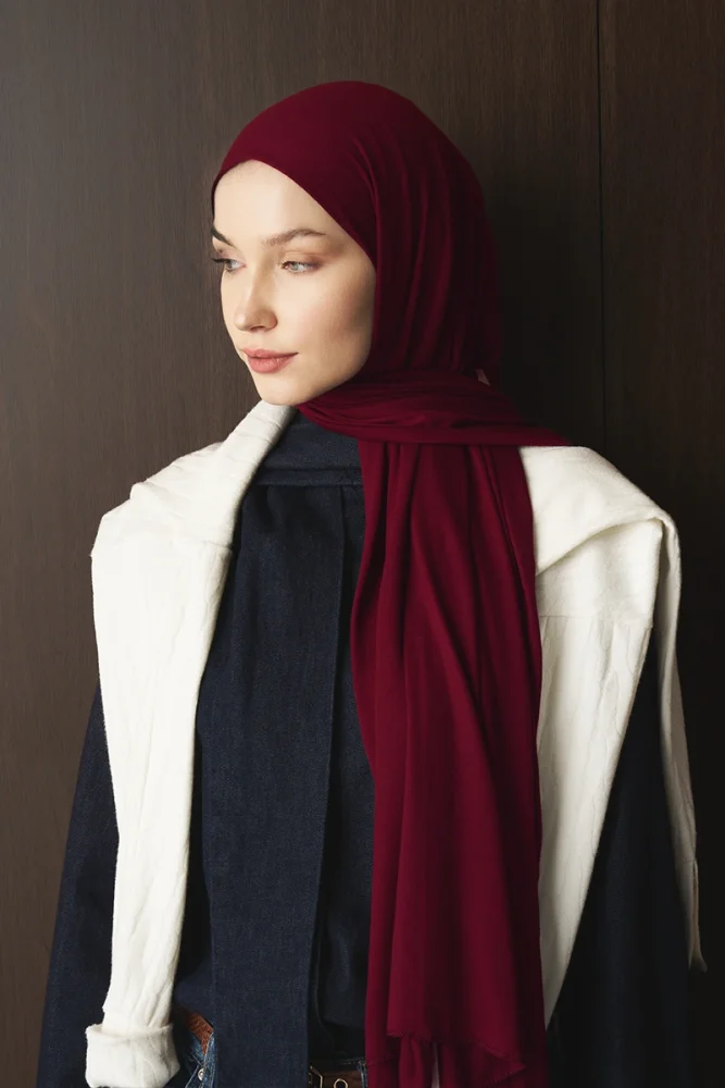 Penye Şal - Kırmızı - 2