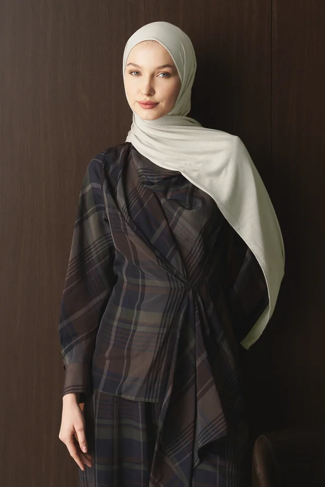 Penye Şal - Krem - 2