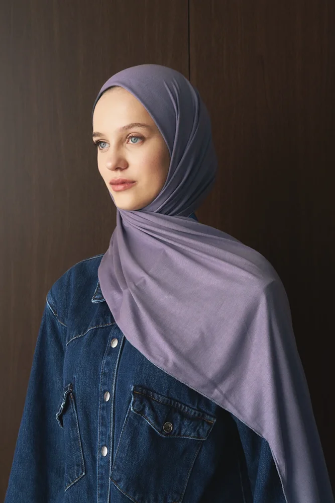Penye Şal - Lila - 3