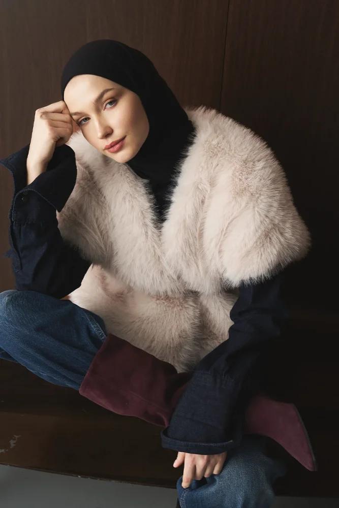 Penye Şal - Siyah - 2