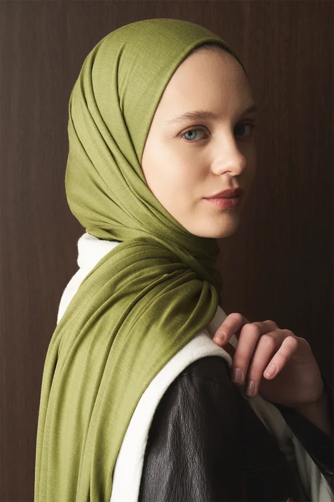 Penye Şal - Yeşil - 2