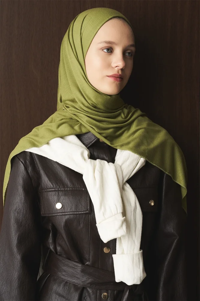 Penye Şal - Yeşil - 3