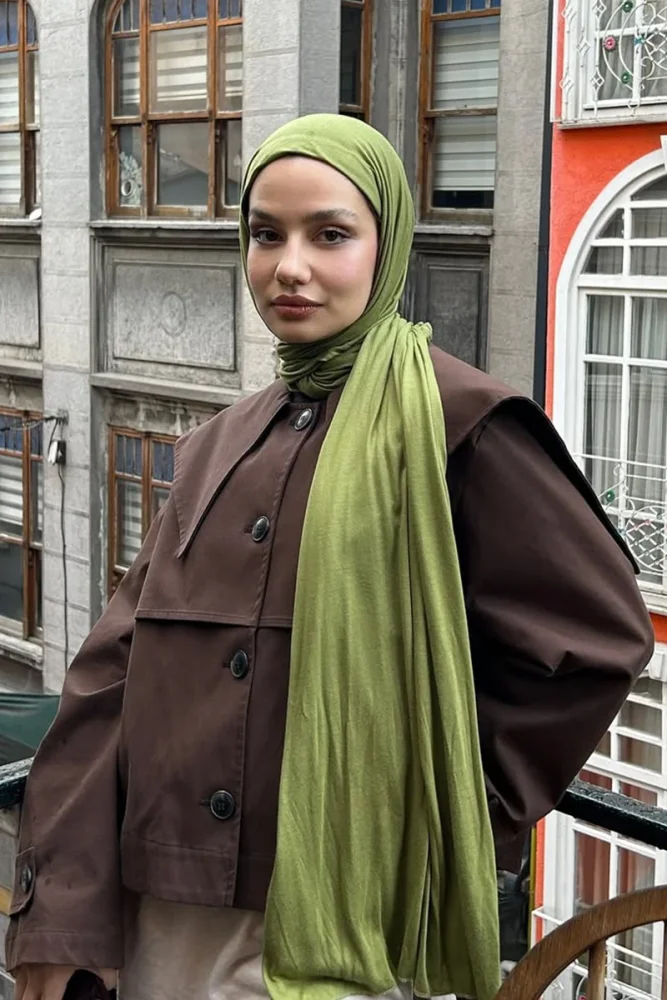 Penye Şal - Yeşil - 1