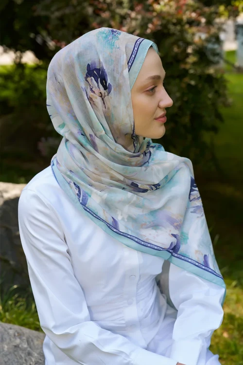 Prestige Leona Desen Şal - Mint 