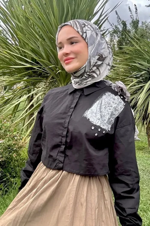 Prestige Line Desen Şal - Bej 