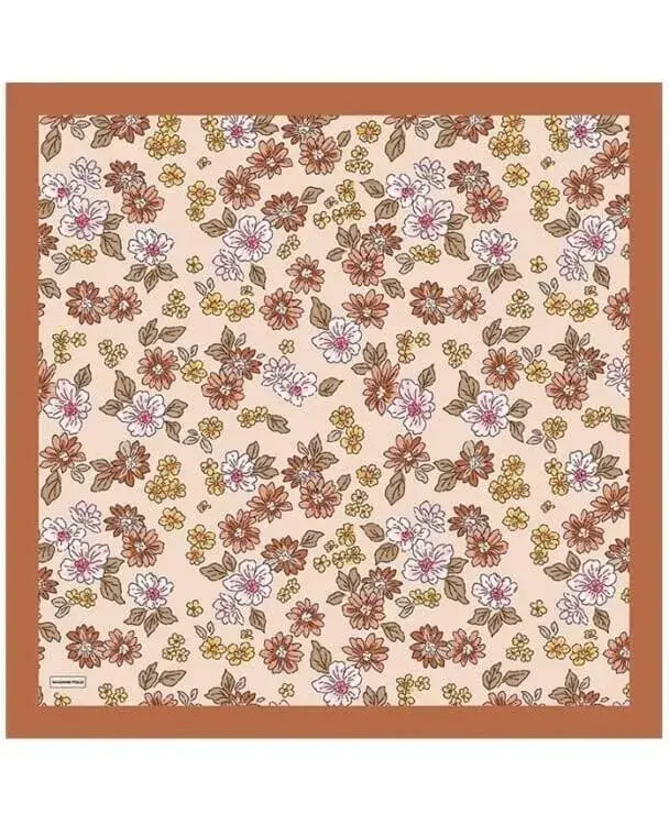 Rokoko Serisi Kır Çiçekleri - Camel - 2