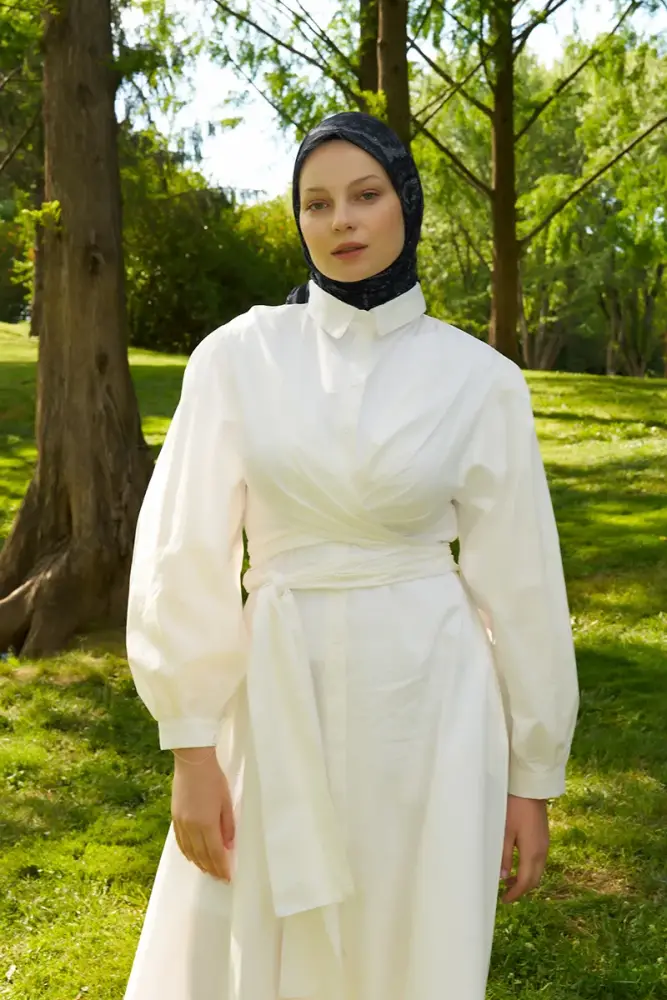 Rustic Mistral Desen Eşarp - Siyah - 3